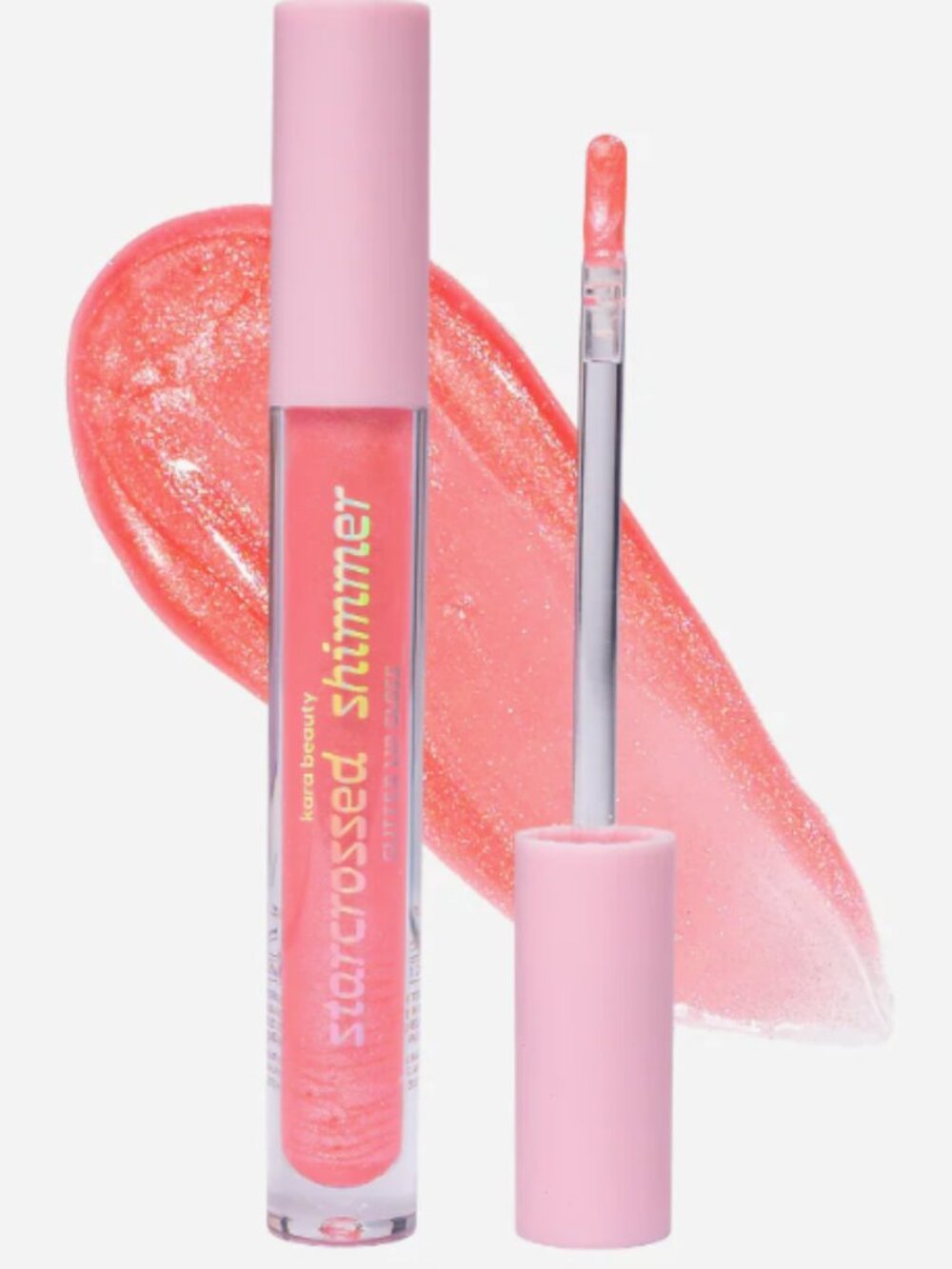 Kara Beauty Starcrossed Shimmer Glitter Lip Gloss, Happy Crush
